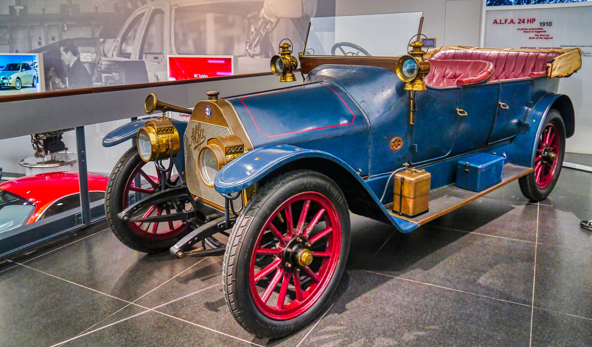 A.L.F.A. 24 HP 1910 года в Museo Storico Alfa Romeo